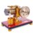 Stirling Engine Kit, Suction Fire Type Professional Edition Pure Copper Cylinder Heat Energy Engine Model for STEM Learning & Physical Experiment Demonstration