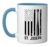 St. Joseph American Flag Baseball Lover USA St. Joseph Ceramic Mug, Blue/White