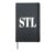 STL St Louis MO Airport Code Hometown Pride Design Hardcover Journal, Black