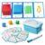 stochastic box Base Ten Blocks Plastic 147 pcs Place Value Blocks with 3 dice Base 10Blocks for Math Manipulatives Kindergarten Early Counting MathToy for 1st Grade Homeschool