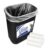 Stock Your Home Clear 2 Gallon Trash Bag (400 Pack) Un-Scented Small Garbage Bags for Bathroom Can, Mini Waste Basket Liner, Plastic Liners for Office Trashcan and Dog Poop, Bulk Household Supplies