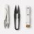 Stoigeld Thread Snips Scissors – 4″ Precision for Sewing, Yarn, Embroidery, Cross Stitch, Gardening, Plant Trimming – High Carbon Steel Fine Tip for Home, Tailor, Pro Clothing Stores (Black/White)