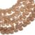 Stone2wear Natural Peach Moonstone Smooth Carved Leaf Beads Pear Shape 11×8-9x7mm 7.5 Inch Strand 40 Pieces Gemstone Jewelry Making Supply
