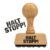 Stop Stop Wooden Stamp