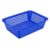 ＫＬＫＣＭＳ Storage Basket Utility Organizer Drawer Compact Polypropylene Carrier for Classroom Cabinet Cupboard Suitable for Efficient Storage , Blue