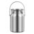 Storage Containers, 304 Stainless Steel Milk Bucket Wine Pail Barrel Tote Jug Drink Dispenser with Sealed Lid for rice flour sugar grain coffee bean storage(3.2 Quarts)