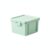 Storage File Box with Lid, Small PP Plastic Organizer for Desk and Drawer Sorting, 3.7 x 3.1 x 2.4 Inches, 1 Count