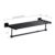 Storage Shelf Bathroom Racks Stainless Steel Rack Bathroom Hardware Accessories Black Easy to Install 40Cm 40Cm (80cm 80Cm)