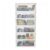 Storage Tower with 6 Drawers, Rolling Plastic Organizer Cart for Office