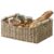 StorageWorks Large Wicker Baskets for Organizing, Seagrass Storage Baskets with Handles, Woven Baskets for Pantry Storage, 15″ x 11″ x 6¾”, 1-Pack
