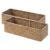 StorageWorks Small Toilet Paper Basket for Back of Toilet Basket, Brown