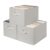 StorageWorks Storage Baskets for Shelves, Light Gray, Extra Large, 3-Pack