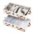 StorageWorks Underbed Shoe Organizer for Closet, Low-Profile Shoe Storage Box for Shoes, Small Foldable Shoe Organizer Box with Clear Window, 2-Pack, Off-White