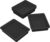 Storex Letter Size Flat Storage Tray – Organizer Bin for Classroom, Office and Home, Black, 5-Pack (62516A05C)