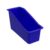 Storex Modern-Series Large Book Bin – Interlocking Plastic Organizer for Home, Office and Classroom, Blue, 6-Pack (71222U06C)