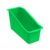Storex Modern-Series Large Book Bin – Interlocking Plastic Organizer for Home, Office and Classroom, Green, 6-Pack (71224U06C)