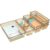 StorMiracle 10 PCS Drawer Organizer Set, 5 Varied Size Bathroom and kitchen Drawer cabinet organizer Trays, Clear Storage Bins for Makeup, Jewelry, Utensils and Gadgets, Champagne