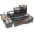 StorMiracle 7 PCS Clear Plastic Drawer Organizers Set, 4 Size Desk Drawer Organizer Trays for Makeup, Jewelry, Kitchen Utensils, Gadgets and Office Accessories, Black