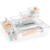 StorMiracle 7 PCS Clear Plastic Drawer Organizers Set, 4 Size Desk Drawer Organizer Trays for Makeup, Jewelry, Kitchen Utensils, Gadgets and Office Accessories