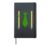 St Patrick’s Day Tie With Irish Suspenders And Shamrock Hardcover Journal, Black
