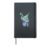 St Patricks Elephant with Party Hat Hardcover Journal, Black