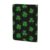 St Patricks Green Shamrock Clover Leaf Grass Black Book Sleeve