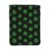 St Patricks Green Shamrock Clover Leaf Grass Black Book Sleeve