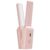 Straightener Brush, Portable USB Mini Hair Styler for Straightening and Curling, Compact for Travel, Type-C Charging, Quick Heat, Pink