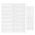 Straight Ruler 20cm Plastic with Large Numbers and Wave Edge 10pcs