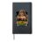 Street Corn Squatch Funny Bigfoot Elote Mexican Food Hardcover Journal, Black