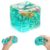 Stress Cube Fidget Toys – Sensory Toys for Kids with Real Sea Shells, Squishy Fidget Toy for Kids & Adults | Non-Toxic Squeeze Ball for Anxiety, Focus & Calm for School, Office