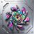 Stress Relief Metal Fidget Spinner for Adults, EDC Fidget Spinner with Open Armor Design & Smooth Spin. a Cool Fidget Toy for Teens & Adults(Dazzling Colors)