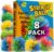 Stringy Balls & Sensory Toys 8 Pack – Fidget Toys Sensory Gifts for Kids Ages 3 4 5 6 7 8 + Year Old – Best Stress Balls Toys & Toddler Toys Gifts for Toddlers, Boys & Girls – Monkey Balls Fidget Toys
