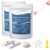 Strong Clay Iron Adhesive High-Strength Epoxy Repair Putty Waterproof Heat Resistant Multi-Purpose Sealing Filler Fast Bonding for Cracks Holes Metal Steel Wood Plastic Ceramic Tile Glass Pool (2PCS)