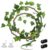 Stshkiu Reptile Climbing Branch 3.28ft Long Reptile Vines with Flexible 6.56ft Leaves Vines and Suction Cups for Snake Lizard Bearded Dragons Gecko Tank