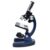Student Microscope Children’s Biological Optical Microscope Scientific Experiment Set (Color : White Size : Bracket and 48 specimens) (Blue Bracket and 48 specimens)