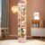 Stuffed Animal Storage Tube, Plush Toy Organizer with Zipper & LED Lights, Toy Display for Bedroom, Nursery, Playroom, 44.4in, Soft Toy Storage Solution