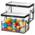 Stuffed Toy Storage Box, 2 Pieces Plush Dolls Organizer Chest, Large Stuff