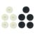 Sturdy Silicone Fingers Spinner Set Easy, 5 Black 5 Hundred