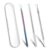 Styquenzer 3 Pcs Scratch off Tool Lottery Ticket Scratcher Tool Lottery Ticket Holders Metal Scratcher Tool Lotto Scratcher Tool Scratch off the Hard to Remove Pin Numbers on Present Cards