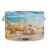 SUABO Large Storage Basket, Starfish and Seashells On The Beach Laundry Hamper Collapsible Hamper Bin with Handle, Laundry Baskets for Blanket Clothes Towels, 20X 20X 14 inches