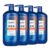 Suave Men Hydrating 3-in-1 Body + Hair + Face Wash with Glycerin & Vitamin E, Cleanse, Moisturize, Refresh, No Parabens or Pthalatates, Long-Lasting Fragrance, 30 FL OZ, 6 Count