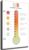 SUDS Rating Scale Thermometer Canvas Poster Print – Wall Art Aesthetics for Living Room Bedroom Office Kitchen Home Decor 12×16 inch