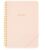Sugar Paper Goal Tracker Mini Spiral Notebook, Blush, 50 Double-sided pages, Spiral Bound Notebook, Note taking, Elastic Closure, Office Accessories, 4.875″ x 7″