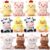 Suilung 12 Pcs Mini Farm Stuffed Animals Bulk 4 Inch Farm Plush Toys Animals Plush Cow Horse Duck Chick Pig Sheep for Wedding Birthday Baby Shower Classroom Student Awards Party Favors