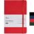 SUIN A5 Hardcover Lined Journal, 192 Pages, 100 GSM Smooth Paper, Red