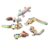 SUKIPIN 6 Pack 3D Printed Animal Fidget Toys ADHD Stress Relief Rainbow