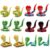 SUKIPIN Wacky Tracks Fidget Snake Transformable Sensory Toys Kids 12 Pack