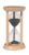 SuLiao Wooden Sand Timer 5 Minute Hourglass, Beech Small Black Sand Watch 5 Min, Reloj De Arena Hour Glass Sandglass for Home Office Decorative Game Classroom