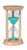 SuLiao Wood Sand Timer, 3 Minute Hourglass, Beech Green 3 Min Sand Clock, Three Minutes Reloj De Arenai, Office, Decorative, Game, Classroom Hour Glass Sandglass for Home